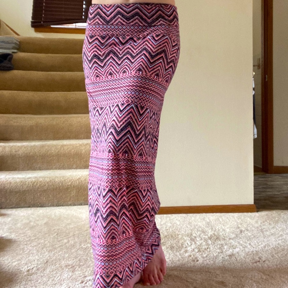 Patterned Maxi skirt